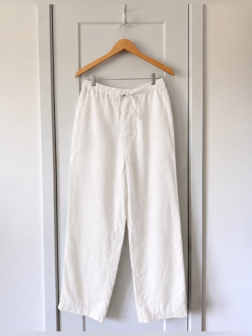 Natural Blue by Visitor Men's XL
100% Linen Drawstring Pants White